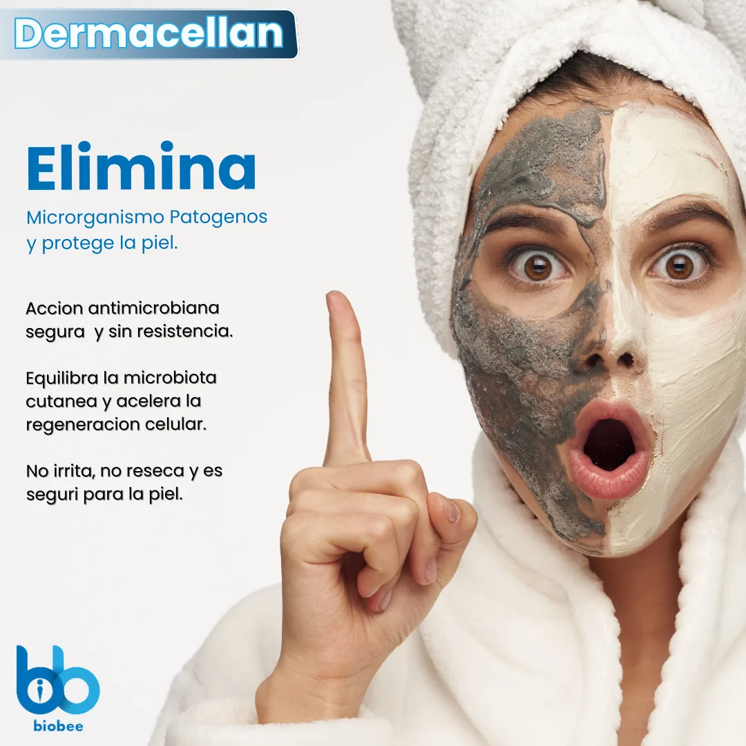 DermaCellan x 500ml - Solución Tópica de Ácido Hipocloroso para Limpieza y Restauración de la Piel - Imagen 3