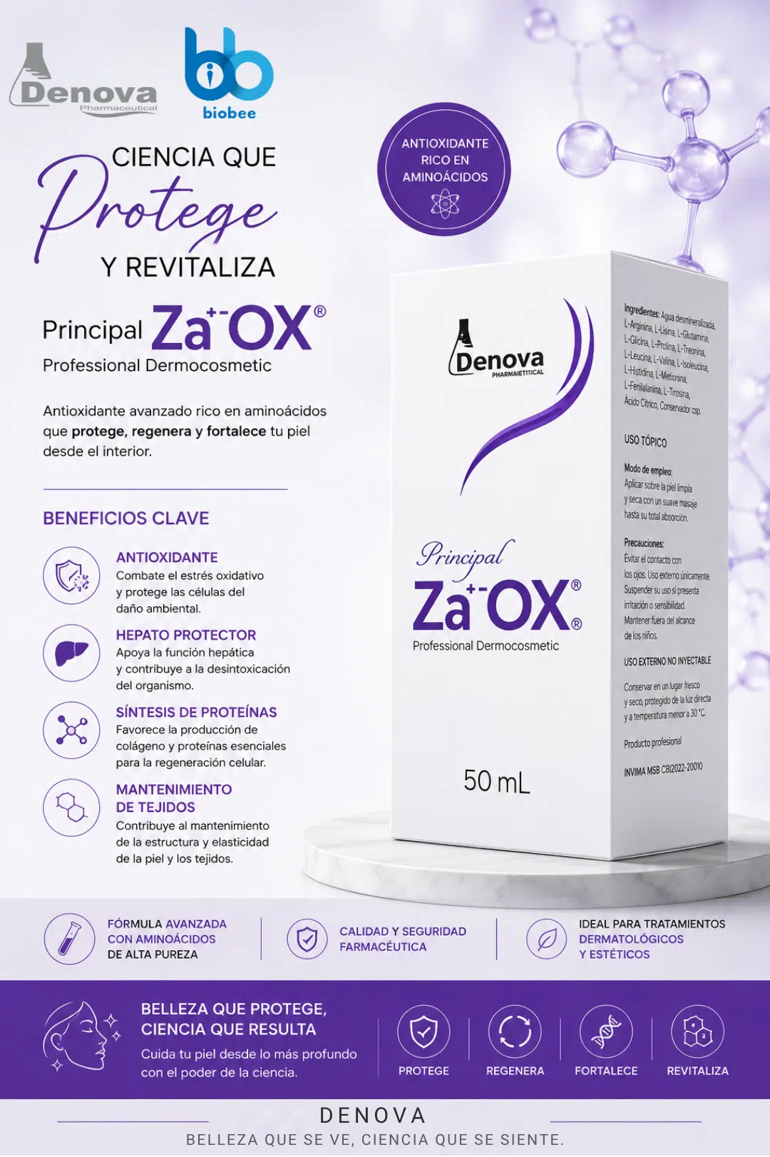 PRINCIPAL ZAOX, fco x 30ml - Imagen 2